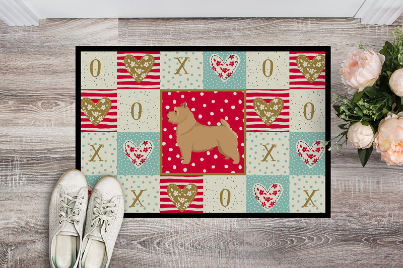 Norwich Terrier Love Doormat - 18x27 Decorative Floor Mat – Indoor/Outdoor Rug with Artistic Flair CK5941MAT