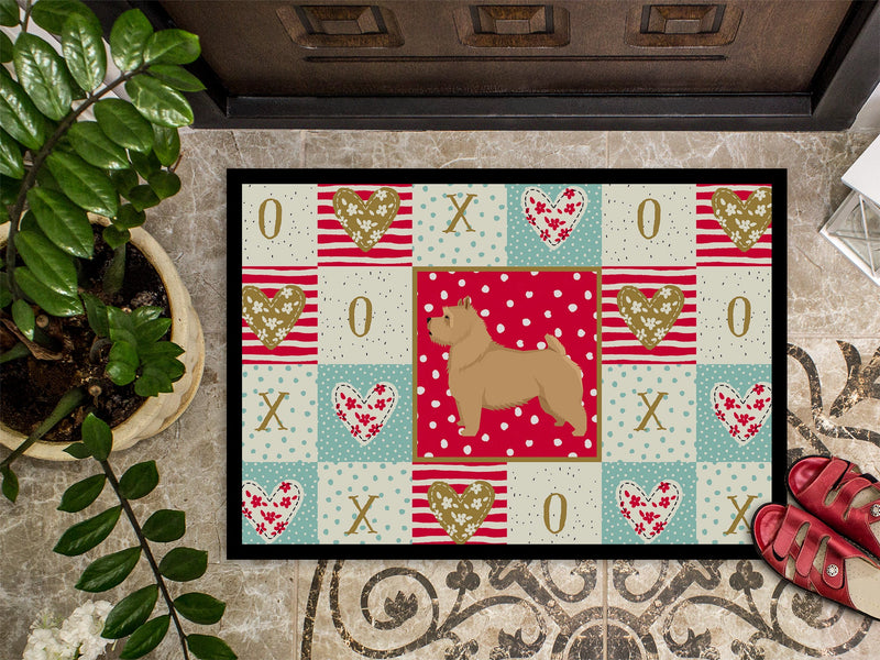 Norwich Terrier Love Doormat - 18x27 Decorative Floor Mat – Indoor/Outdoor Rug with Artistic Flair CK5941MAT