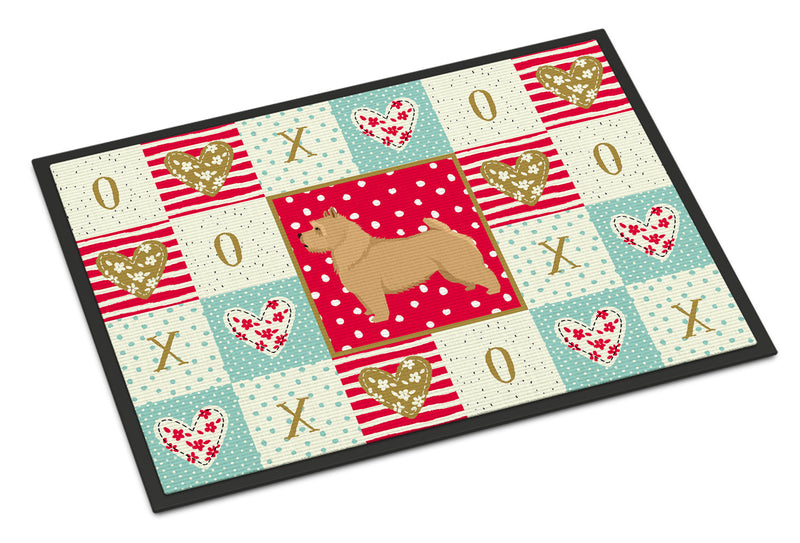 Norwich Terrier Love Doormat - 18x27 Decorative Floor Mat – Indoor/Outdoor Rug with Artistic Flair CK5941MAT