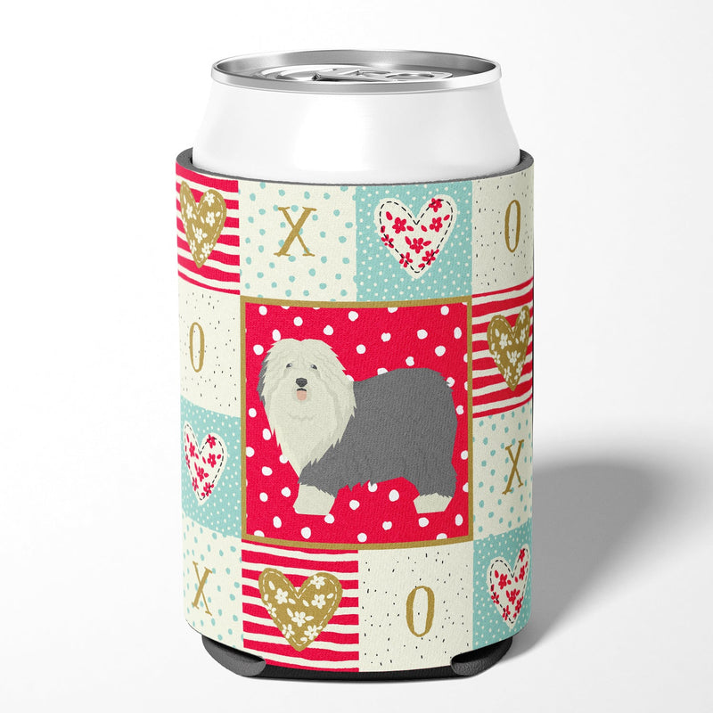 Old English Sheepdog Love Can or Bottle Hugger CK5942CC