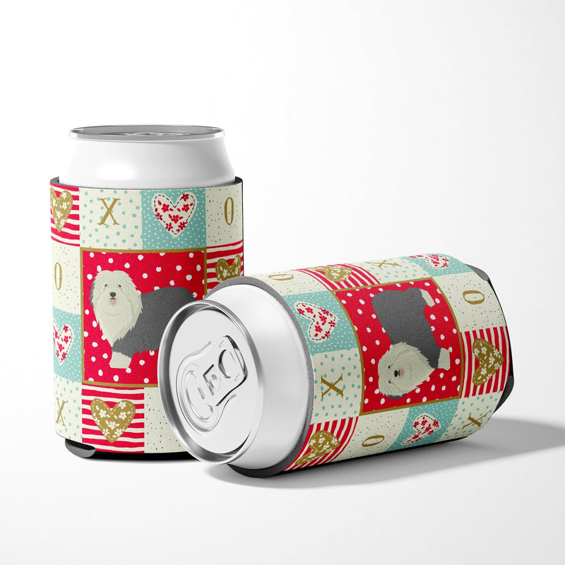 Old English Sheepdog Love Can or Bottle Hugger CK5942CC