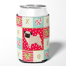 Pug Love Can or Bottle Hugger CK5947CC