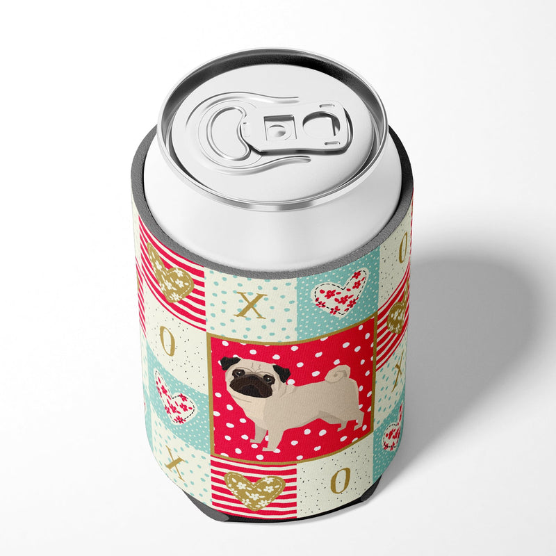 Pug Love Can or Bottle Hugger CK5947CC