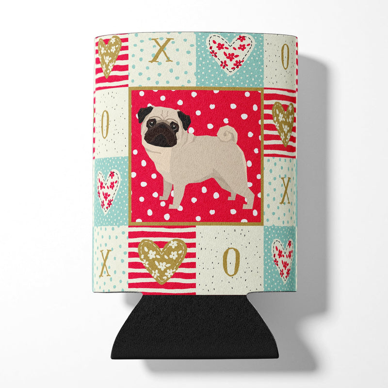 Pug Love Can or Bottle Hugger CK5947CC