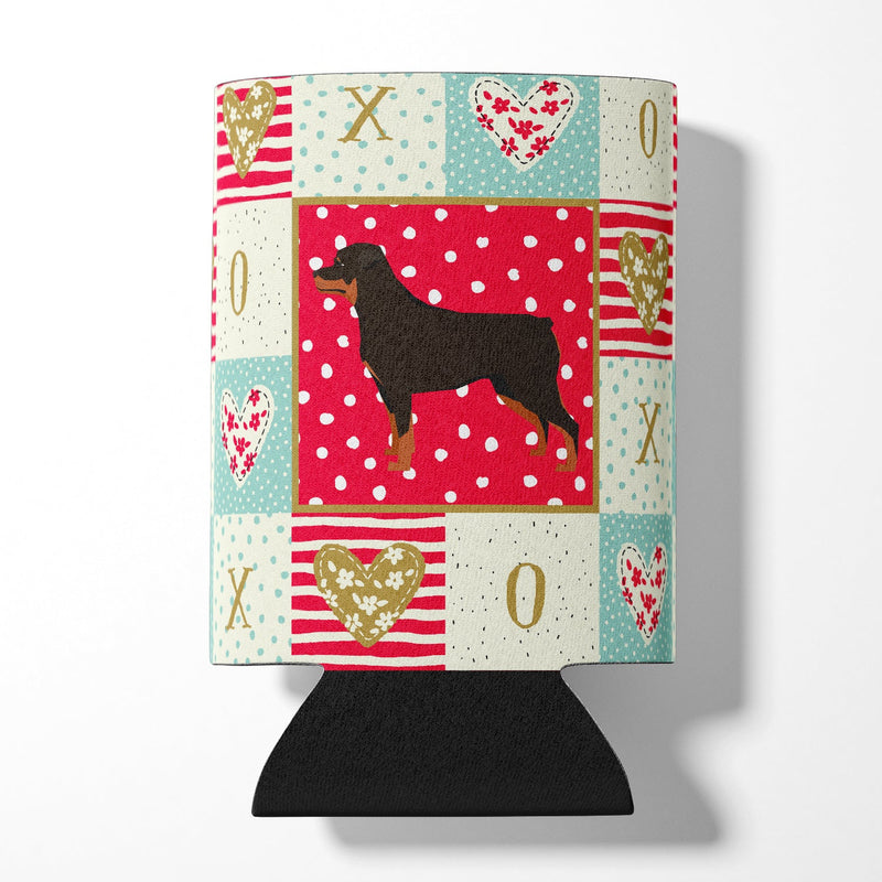 Rottweiler Love Can or Bottle Hugger CK5948CC