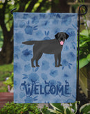 Black Labrador Retriever Welcome Garden Flag – Decorative Outdoor Yard Flag CK6063GF