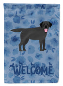Black Labrador Retriever Welcome Garden Flag – Decorative Outdoor Yard Flag CK6063GF