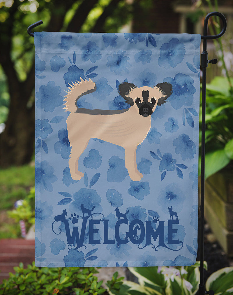 Longhair Chihuahua Welcome Flag Garden Size CK6088GF