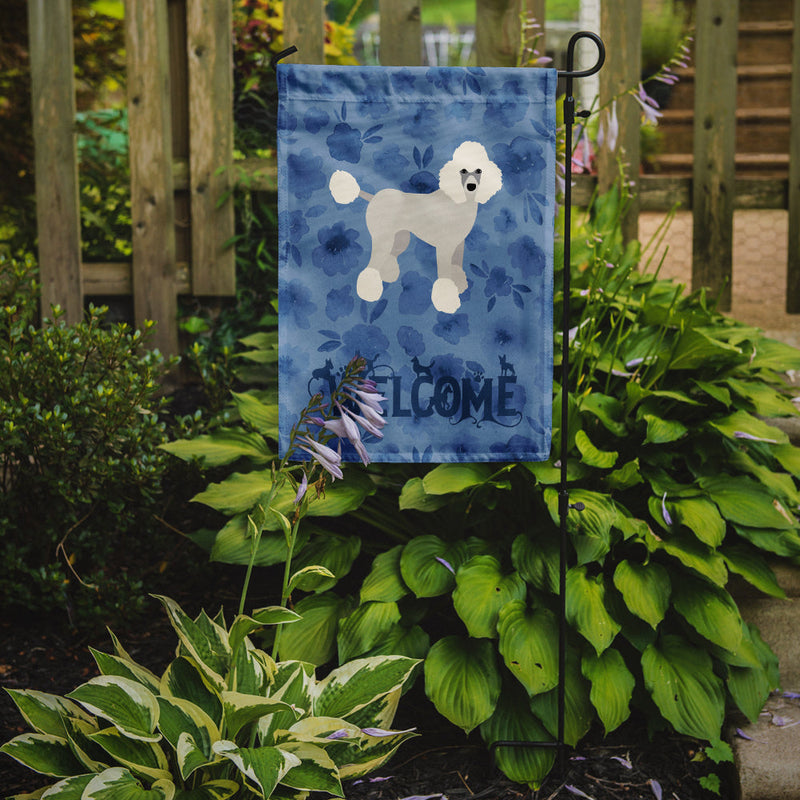 Poodle Welcome Flag Garden Size CK6095GF