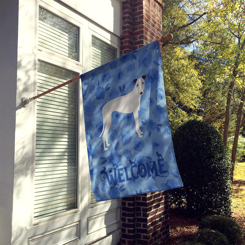 Whippet Welcome Flag Canvas House Size CK6105CHF