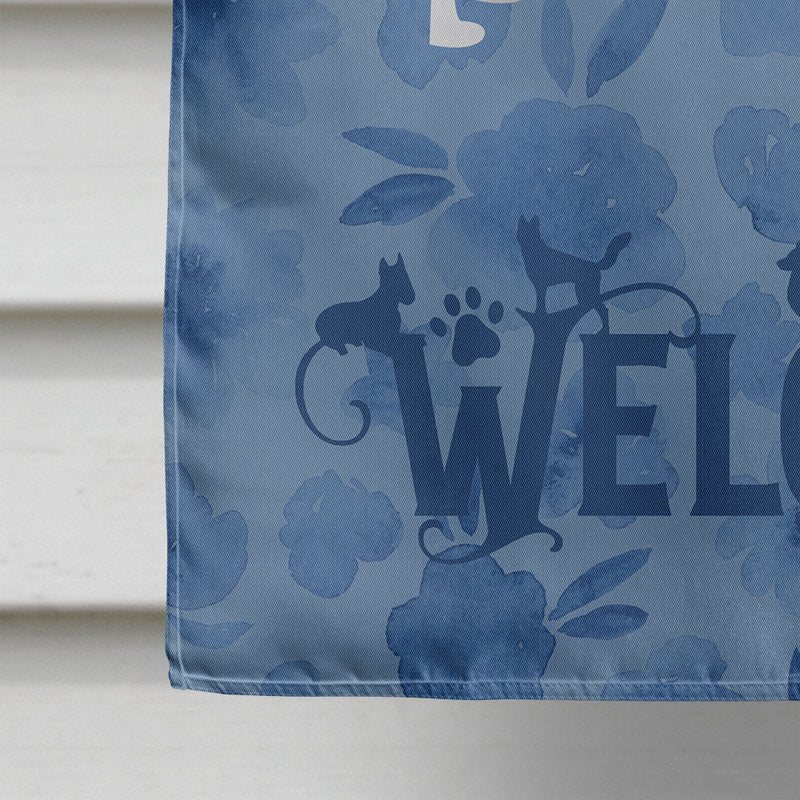 Whippet Welcome Flag Canvas House Size CK6105CHF