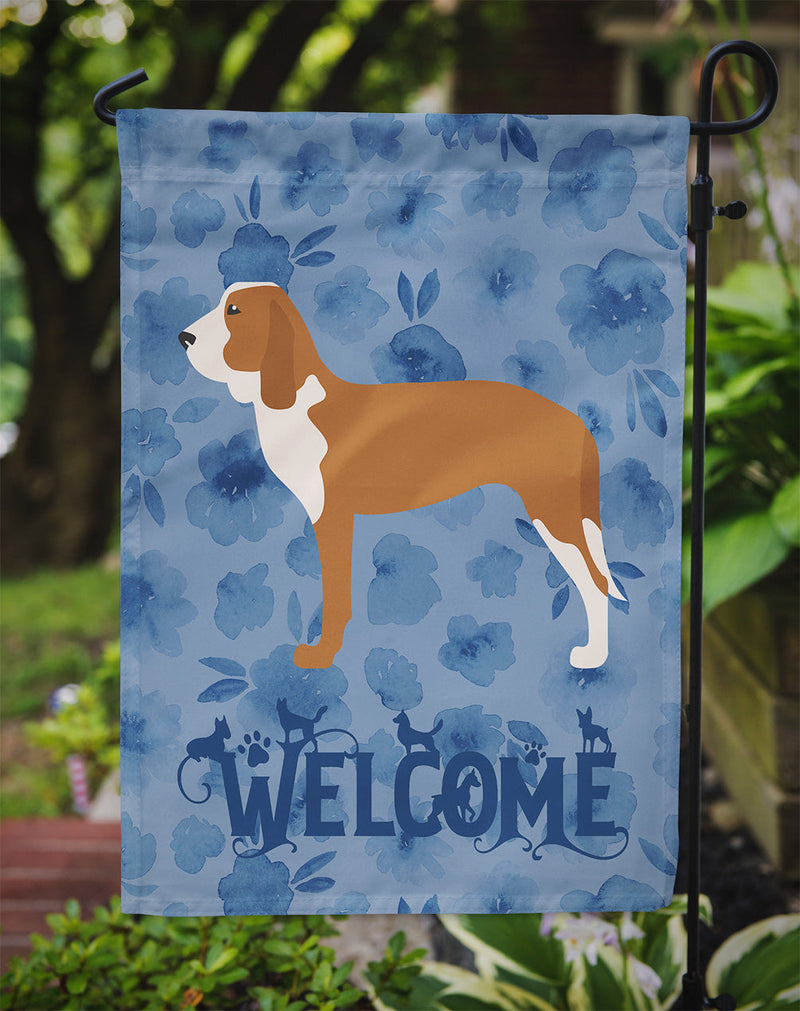 Spanish Hound Welcome Garden Flag – Decorative Outdoor Yard Flag CK6118GF