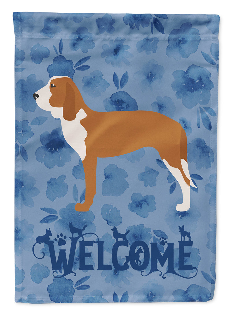 Spanish Hound Welcome Garden Flag – Decorative Outdoor Yard Flag CK6118GF