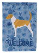 American Foxhound Welcome Flag Canvas House Size CK6125CHF