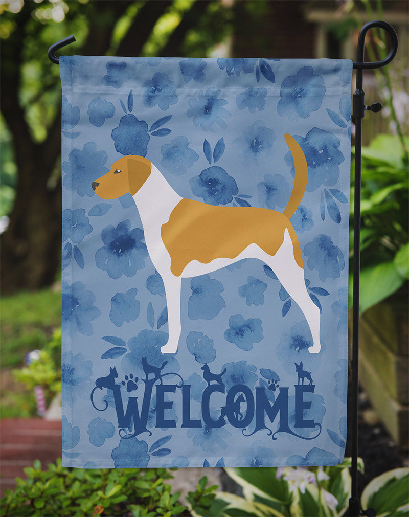 American Foxhound Welcome Garden Flag – Decorative Outdoor Yard Flag CK6125GF