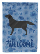 Black Labrador Retriever Welcome Garden Flag – Decorative Outdoor Yard Flag CK6135GF