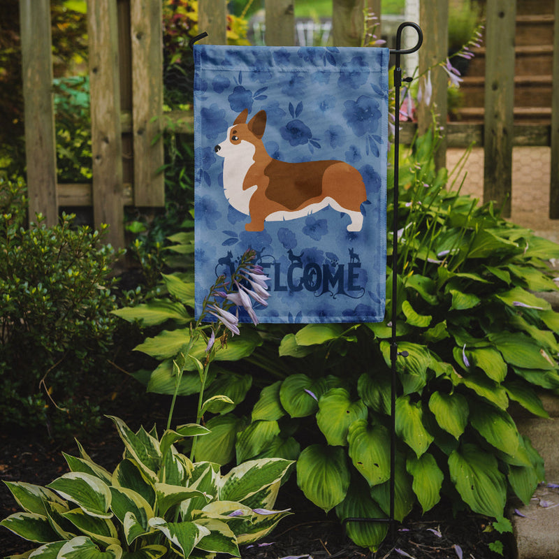 Corgi Welcome Flag Garden Size CK6147GF