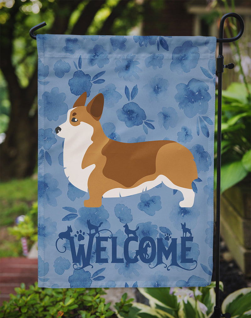 Corgi Welcome Flag Garden Size CK6147GF