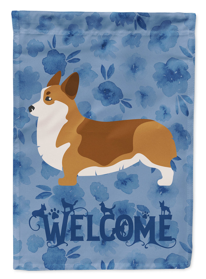 Corgi Welcome Flag Garden Size CK6147GF