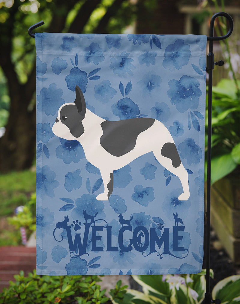 French Bulldog Welcome Flag Garden Size CK6168GF