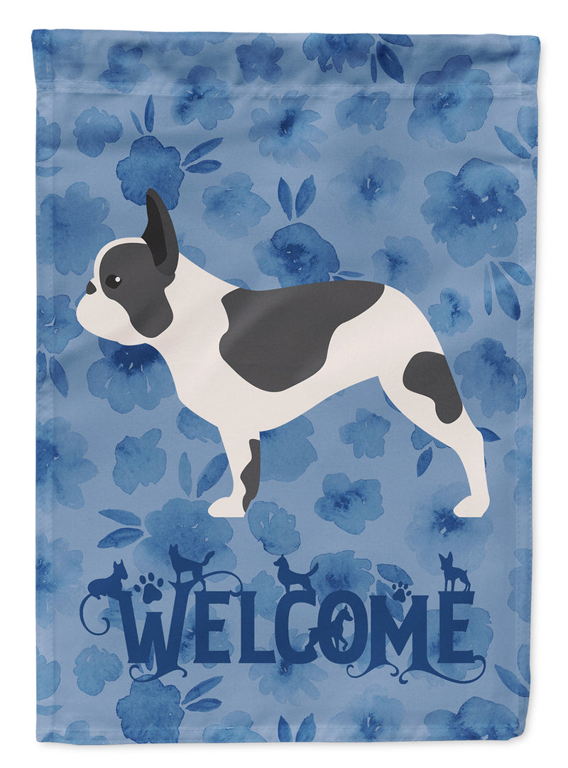 French Bulldog Welcome Flag Garden Size CK6168GF