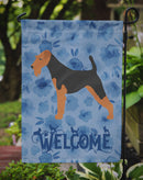 Airedale Terrier Welcome Garden Flag – Decorative Outdoor Yard Flag CK6184GF