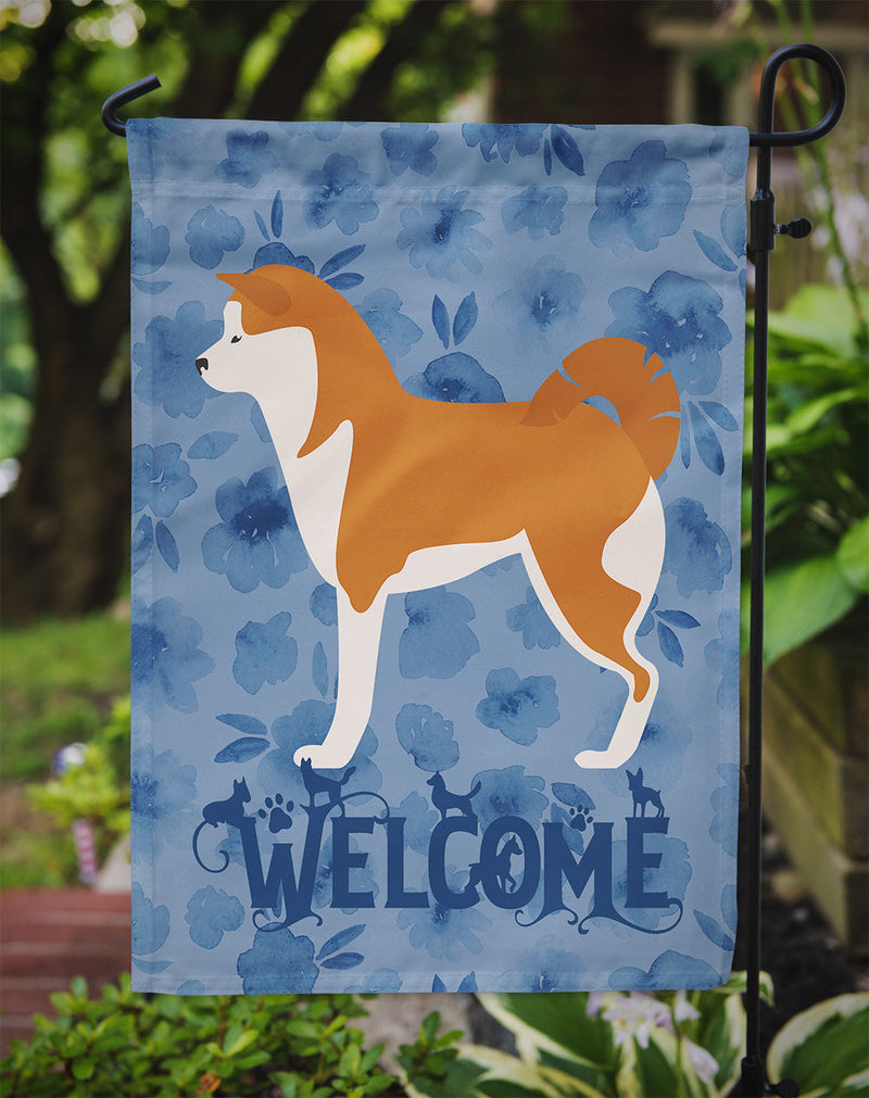 Akita Welcome Garden Flag – Decorative Outdoor Yard Flag CK6199GF