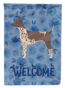 American Hairless Terrier Welcome Garden Flag – Decorative Outdoor Yard Flag CK6218GF