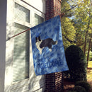 Border Collie Welcome Flag Canvas House Size CK6226CHF