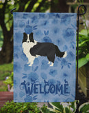 Border Collie Welcome Garden Flag – Decorative Outdoor Yard Flag CK6226GF