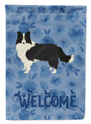 Border Collie Welcome Garden Flag – Decorative Outdoor Yard Flag CK6226GF