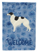 Borzoi Welcome Flag Canvas House Size CK6228CHF