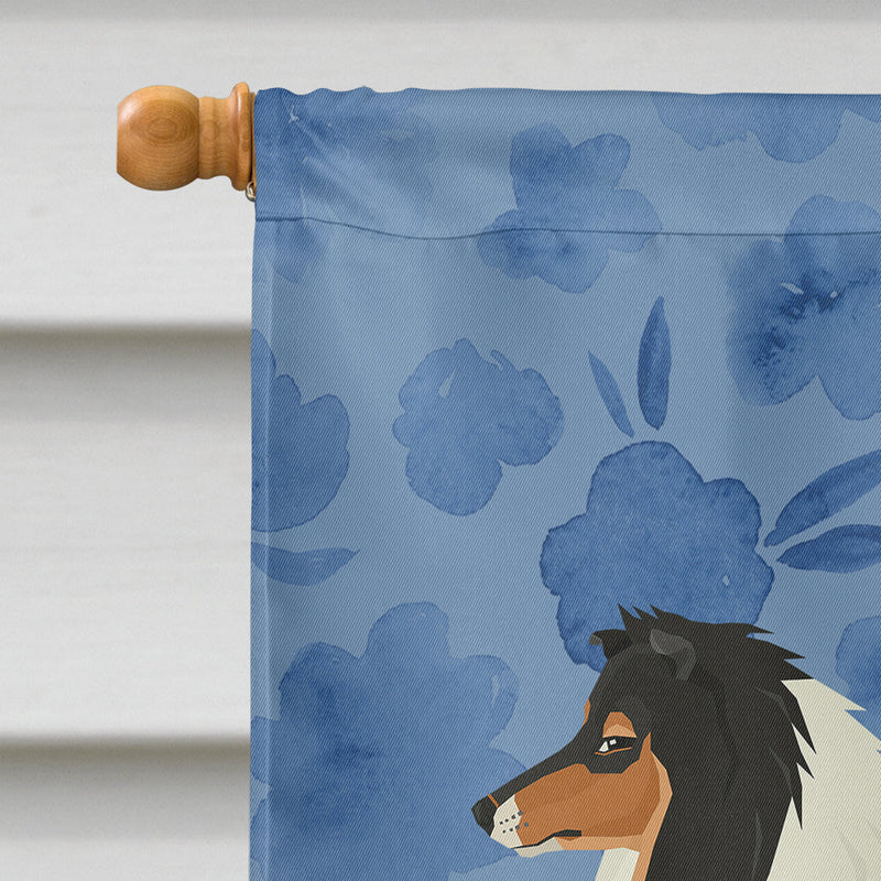 Collie Welcome Flag Canvas House Size CK6236CHF