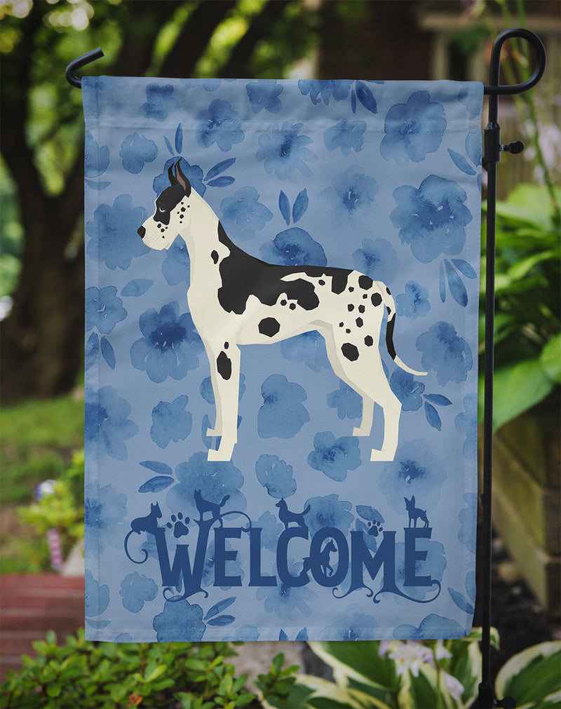 Great Dane Welcome Flag Garden Size CK6246GF