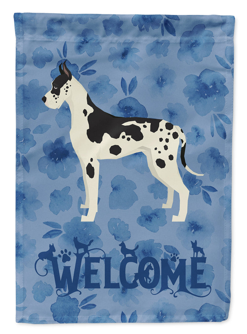 Great Dane Welcome Flag Garden Size CK6246GF