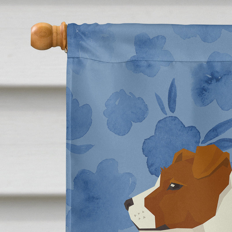 Jack Russell Terrier Welcome Flag Canvas House Size CK6251CHF