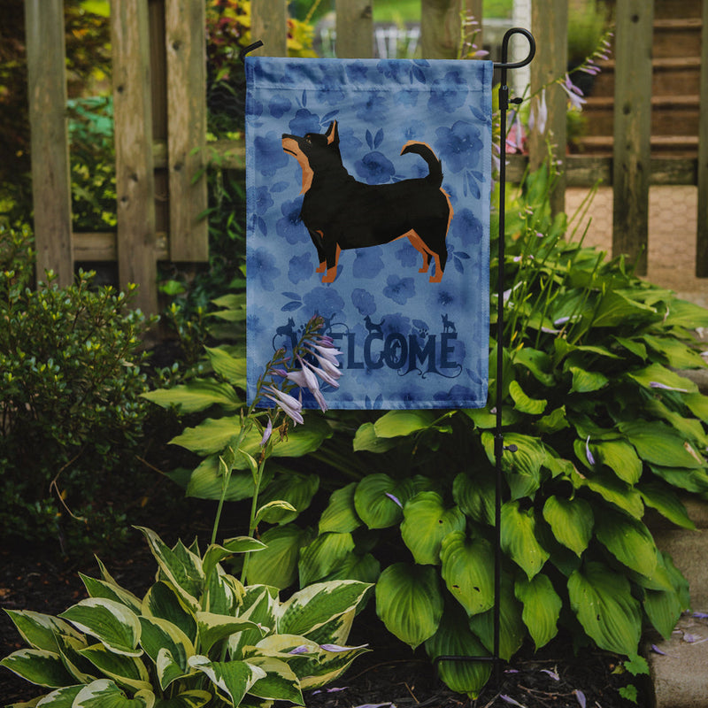 Lancashire Terrier Welcome Garden Flag – Decorative Outdoor Yard Flag CK6254GF
