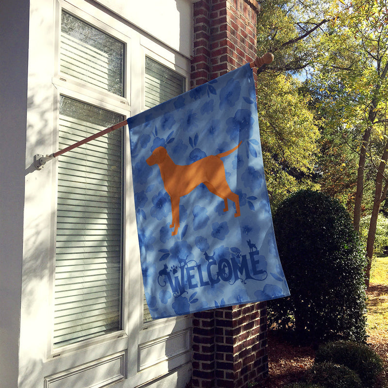 Vizsla Welcome Flag Canvas House Size CK6272CHF