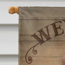 Black Labrador Retriever Country Dog Flag Canvas House Size CK6288CHF