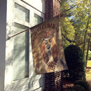 Bloodhound Country Dog Flag Canvas House Size CK6290CHF