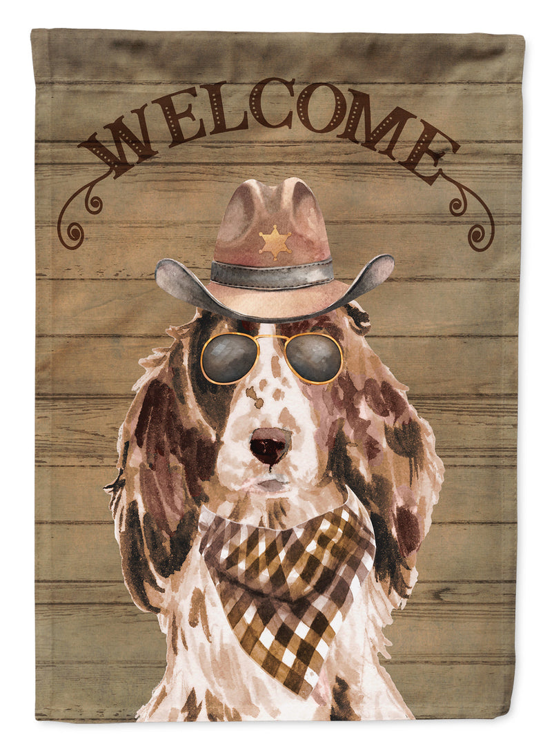 Cocker Spaniel Country Dog Flag Canvas House Size CK6296CHF