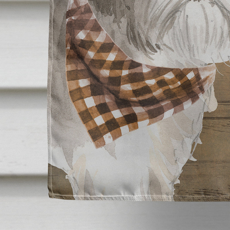 Shih Tzu Puppy Cut Country Dog Flag Canvas House Size CK6363CHF