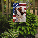 Alpine Mastiff American Flag Garden Flag - Outdoor Decorative Yard Flag CK6393GF