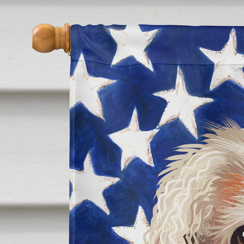 American Cocker Spaniel American Flag Flag Canvas House Size CK6396CHF