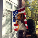 American English Coonhound American Flag Flag Canvas House Size CK6397CHF