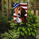 American Foxhound Dog American Flag Garden Flag - Outdoor Decorative Yard Flag CK6399GF