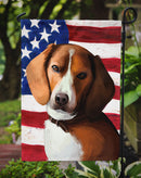 American Foxhound Dog American Flag Garden Flag - Outdoor Decorative Yard Flag CK6399GF