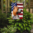American Pit Bull Terrier American Flag Garden Flag - Outdoor Decorative Yard Flag CK6401GF