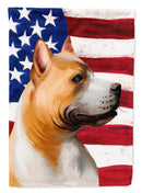 American Pit Bull Terrier American Flag Garden Flag - Outdoor Decorative Yard Flag CK6401GF