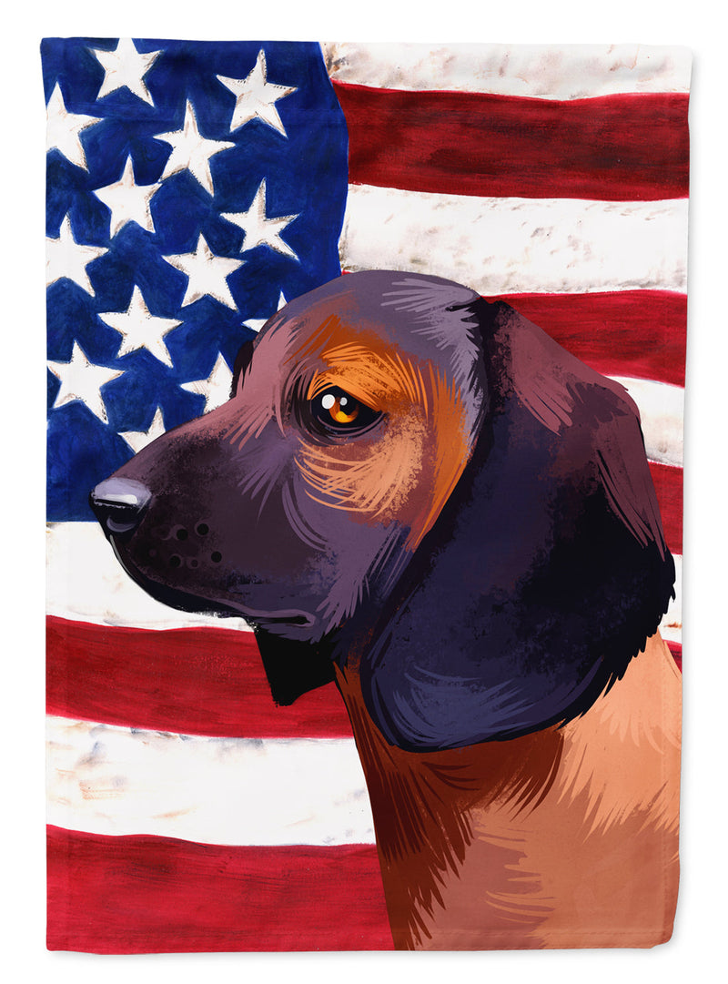 Bavarian Mountain Hound American Flag Flag Canvas House Size CK6420CHF